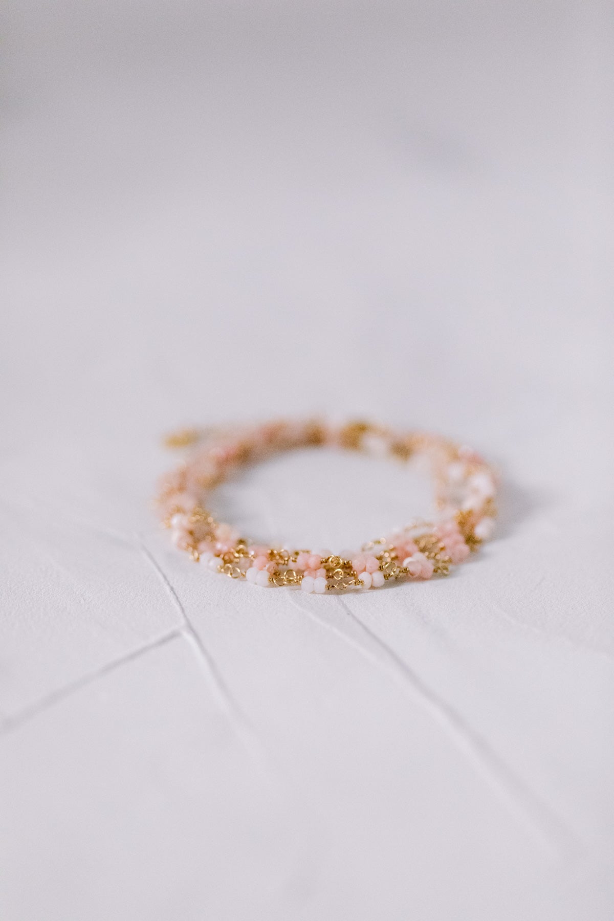 Juvelan Pink Chameleon Wickelarmband Gold 88 cm