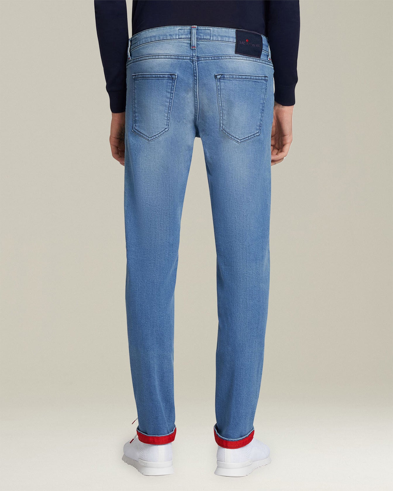 Kiton Trousers Cotton Ultra-Slim Jeans indigo Gr. 30-42