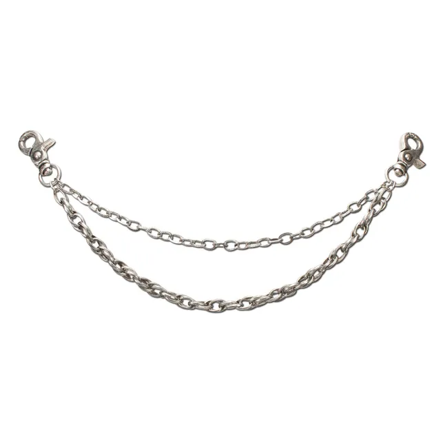 Alpenflüstern DAHEIM Charivari-Kette HCH006 Antik-Silber