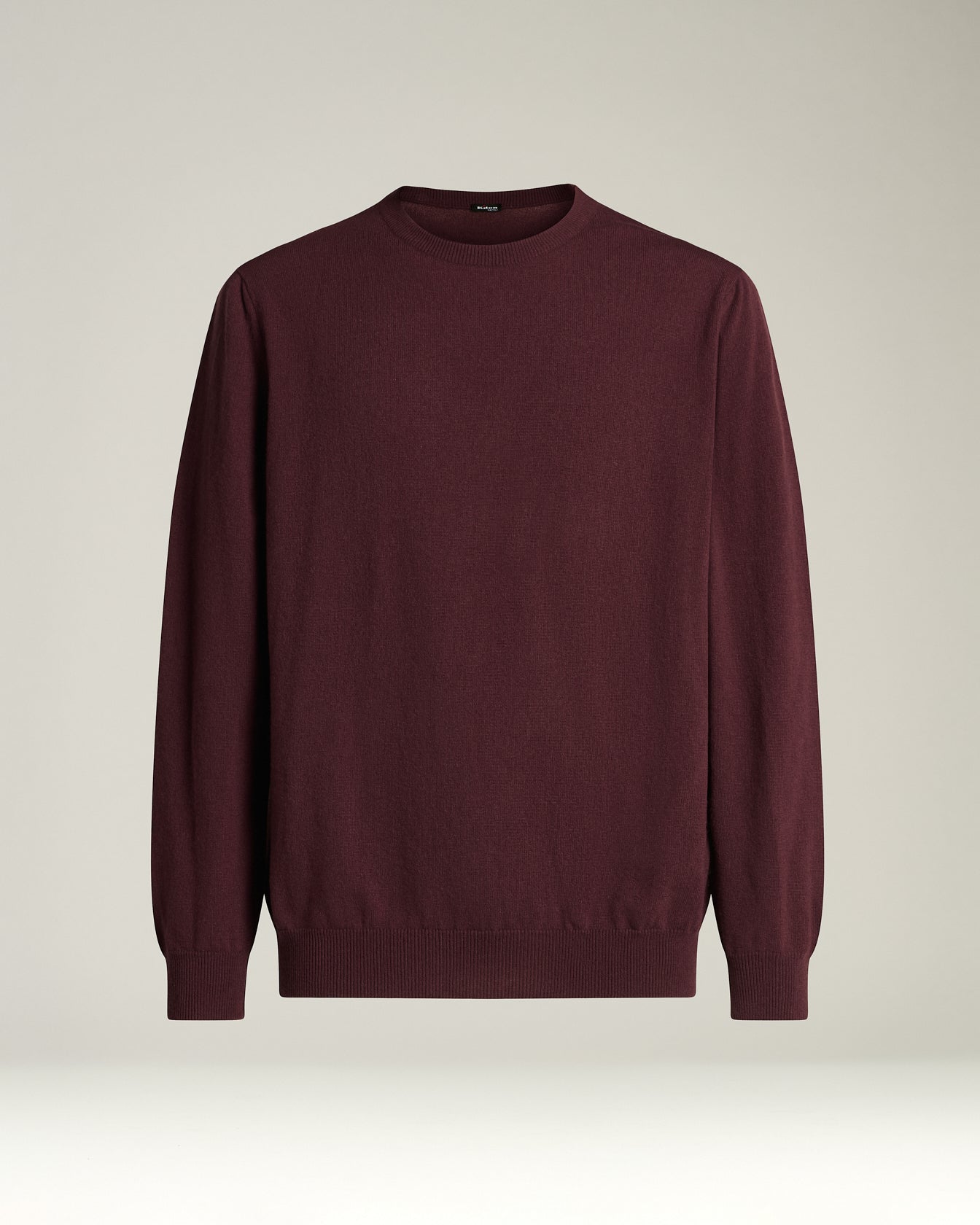 Kiton Knitwear Cashmere Pullover bordeaux Rundhals
