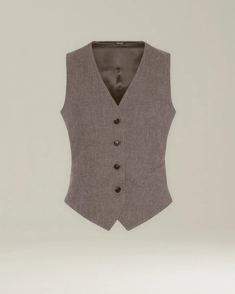 Kiton Gilet Weste Wolle-Kaschmir Herren Anzugweste