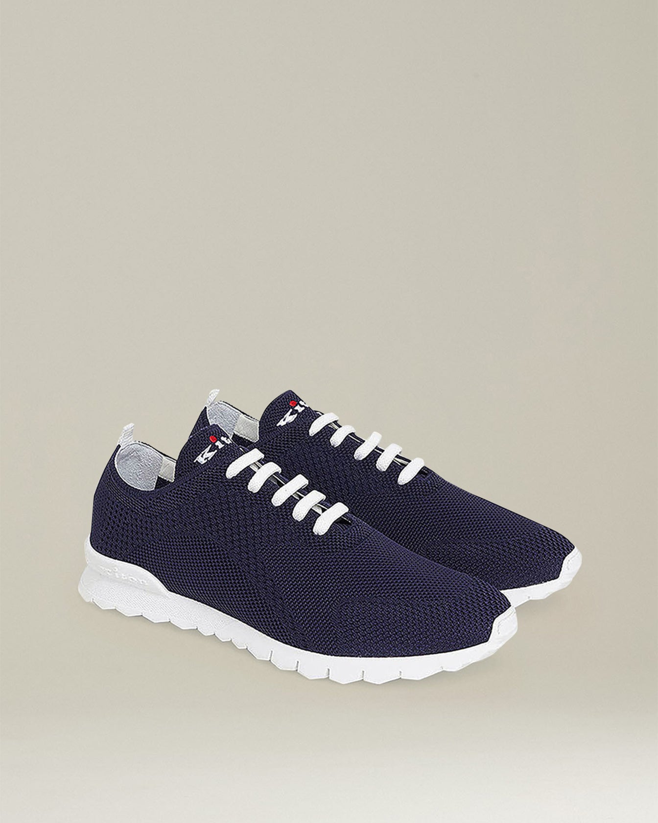 Kiton Sneakers Fit Sneaker Baumwollstrick extra light
