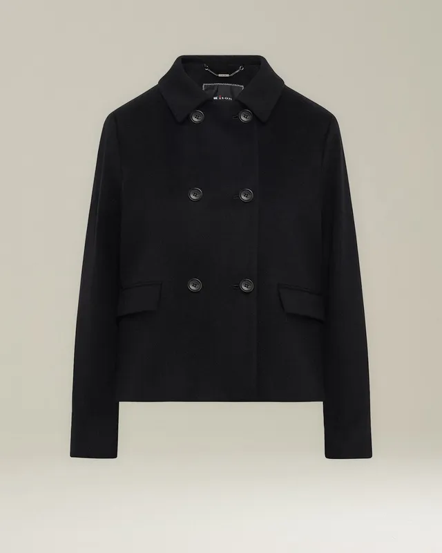 Kiton Peacoat Mantel Kaschmir Größe 40