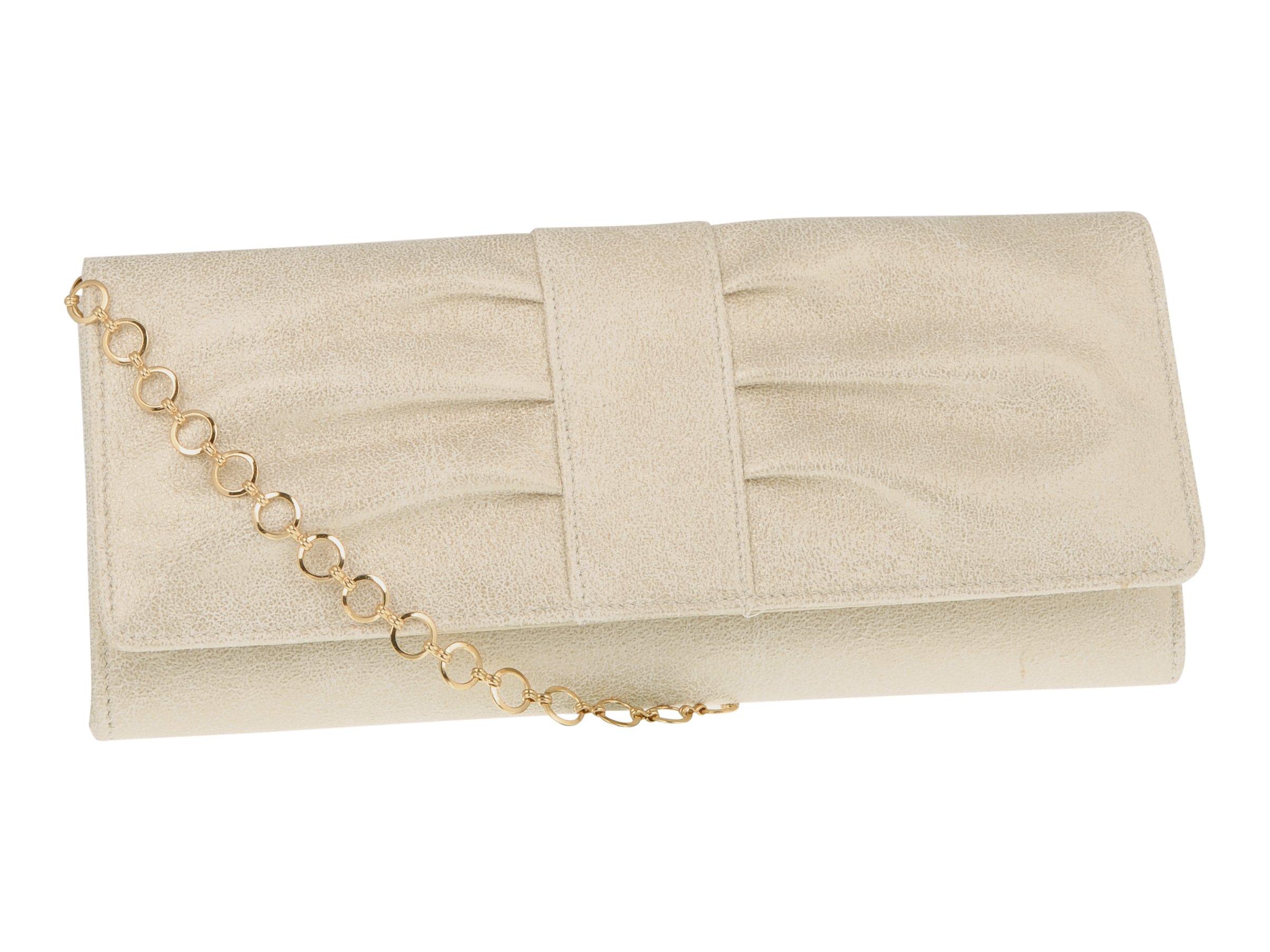 Rainbow Club Handbags Carlotta Brauttasche Champagner Satin