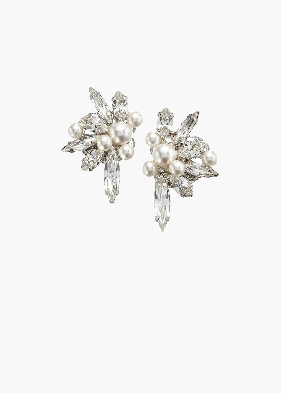 Elizabeth Bower Starlite Statement Ohrstecker Kristall Gold