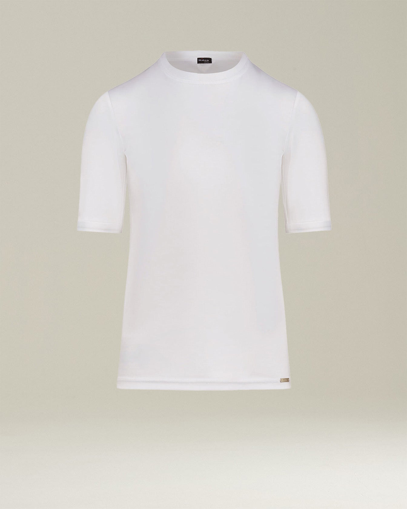 Kiton Shirts Camicia Cotone T-Shirt weiß Baumwolle