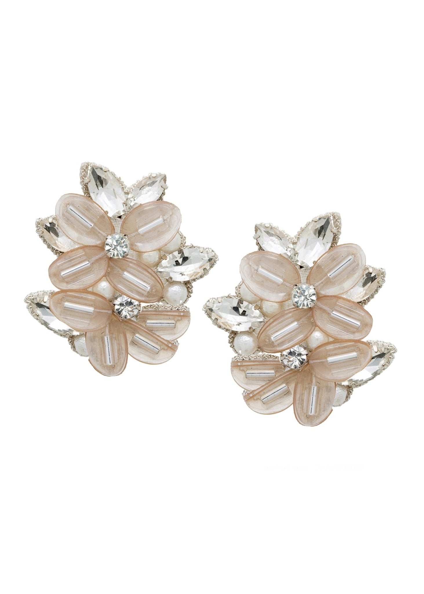 Elizabeth Bower Francine Cluster Ohrstecker Pearl Blumen
