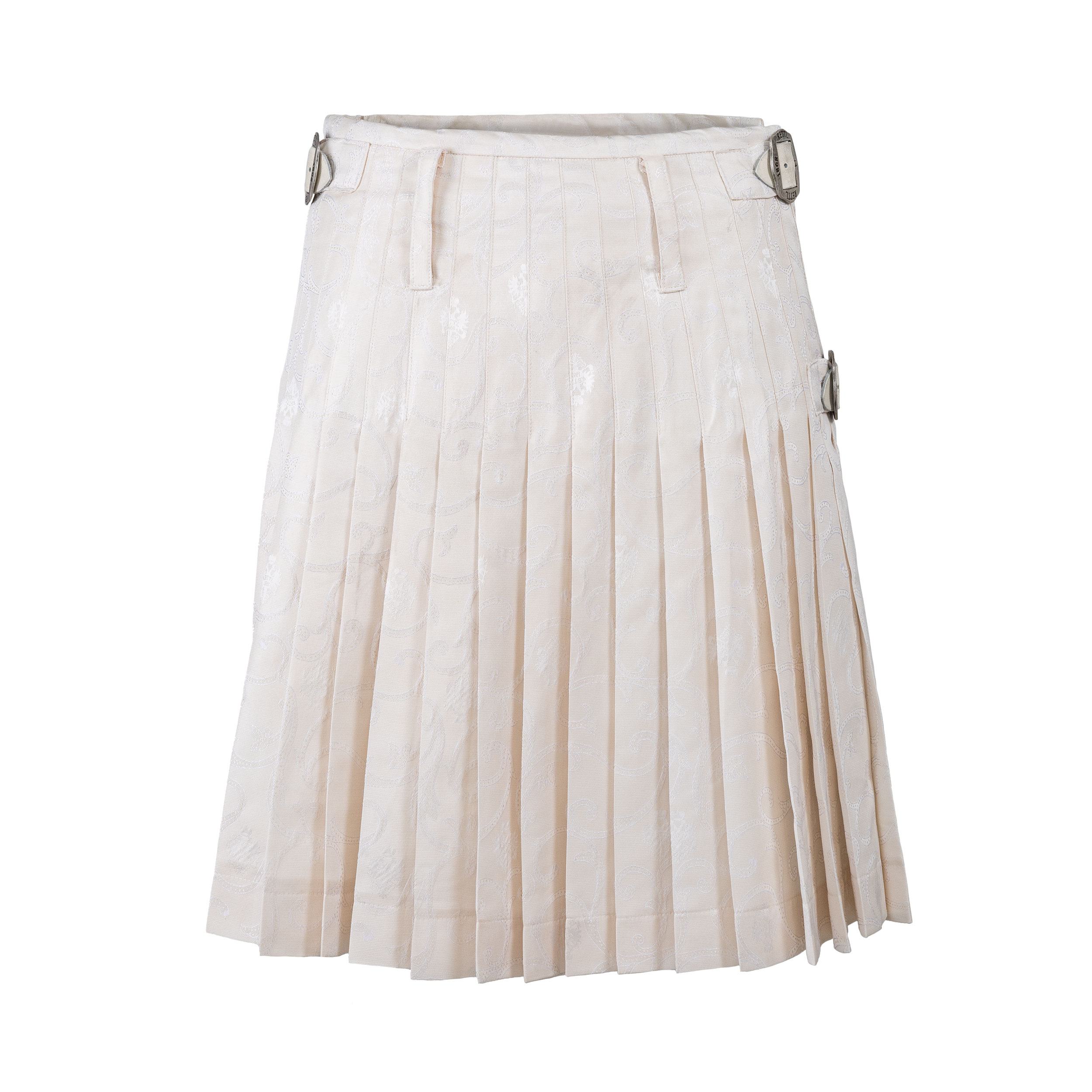 Rettl Rankenseide Creme Kilt Herren Standardgröße