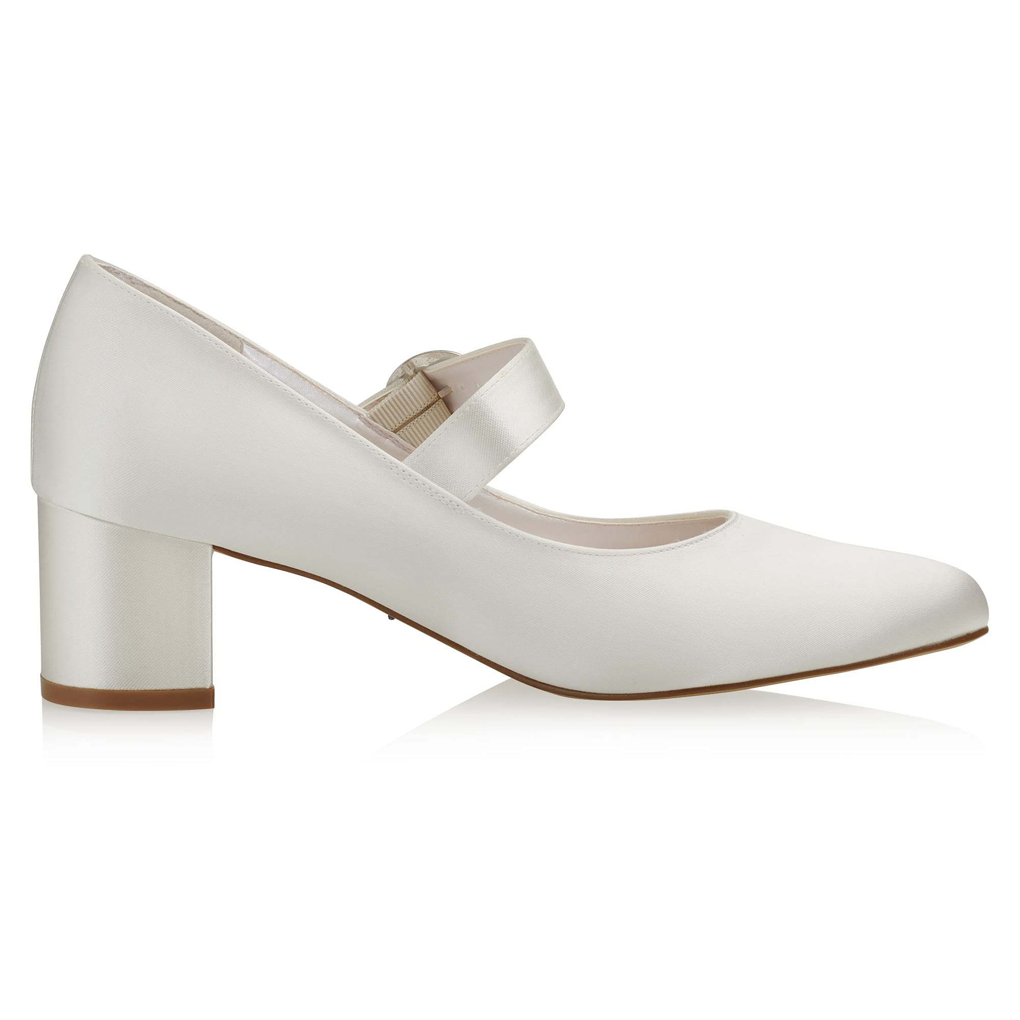 Rainbow Club Timeless Annemarie Pumps Ivory Satin 5 cm Gr.42