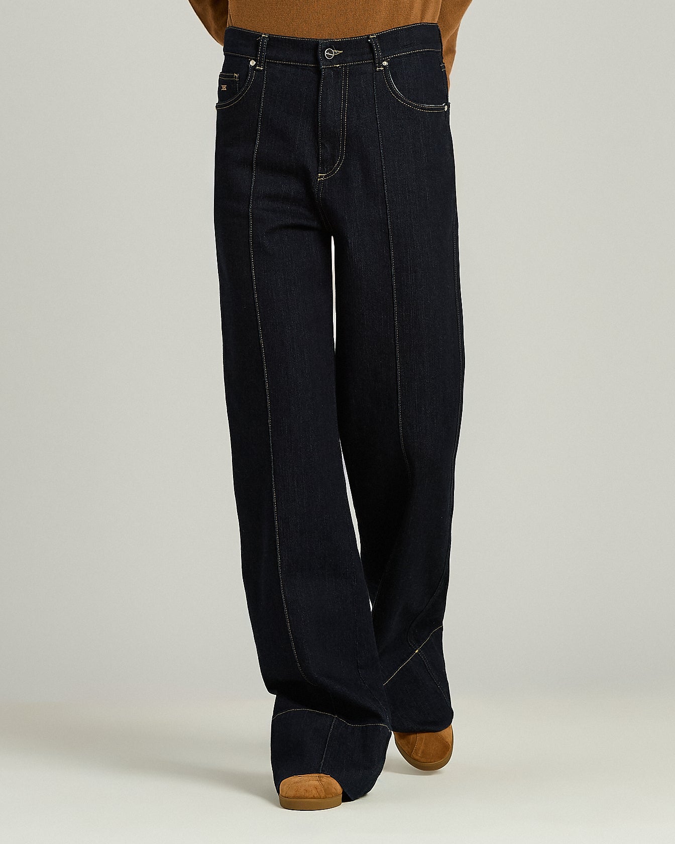 Kiton Trousers Jeans dunkelblau Baumwolle Gr. 46
