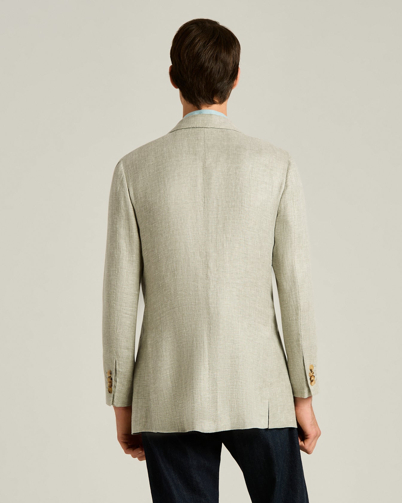 Kiton Jackets Sakko Leinen Kaschmir Seide einreihig