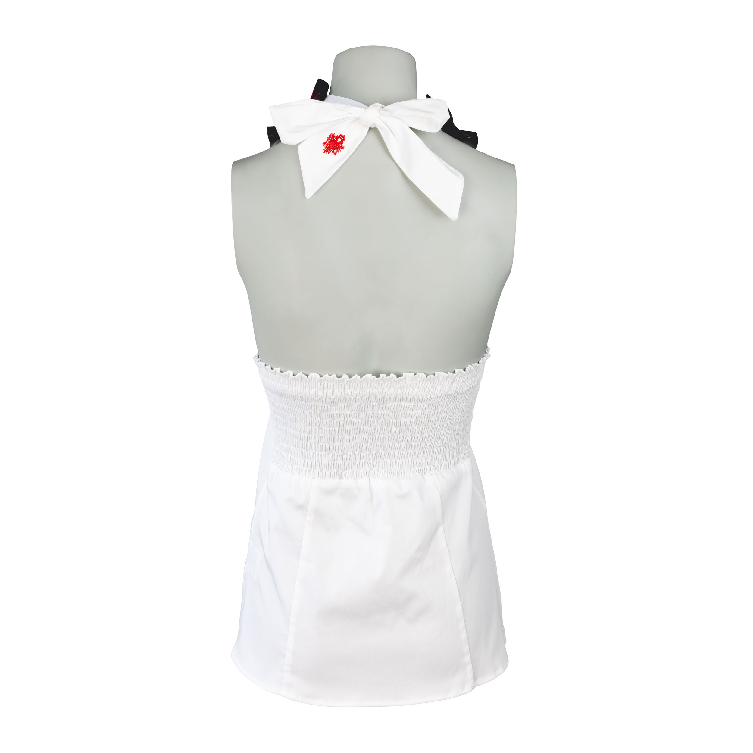 Rettl WOMEN Gerda Neckholder-Bluse weiss