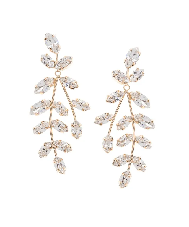 Elizabeth Bower Statement Eden Mini Chandelier Ohrringe Post Rhodium