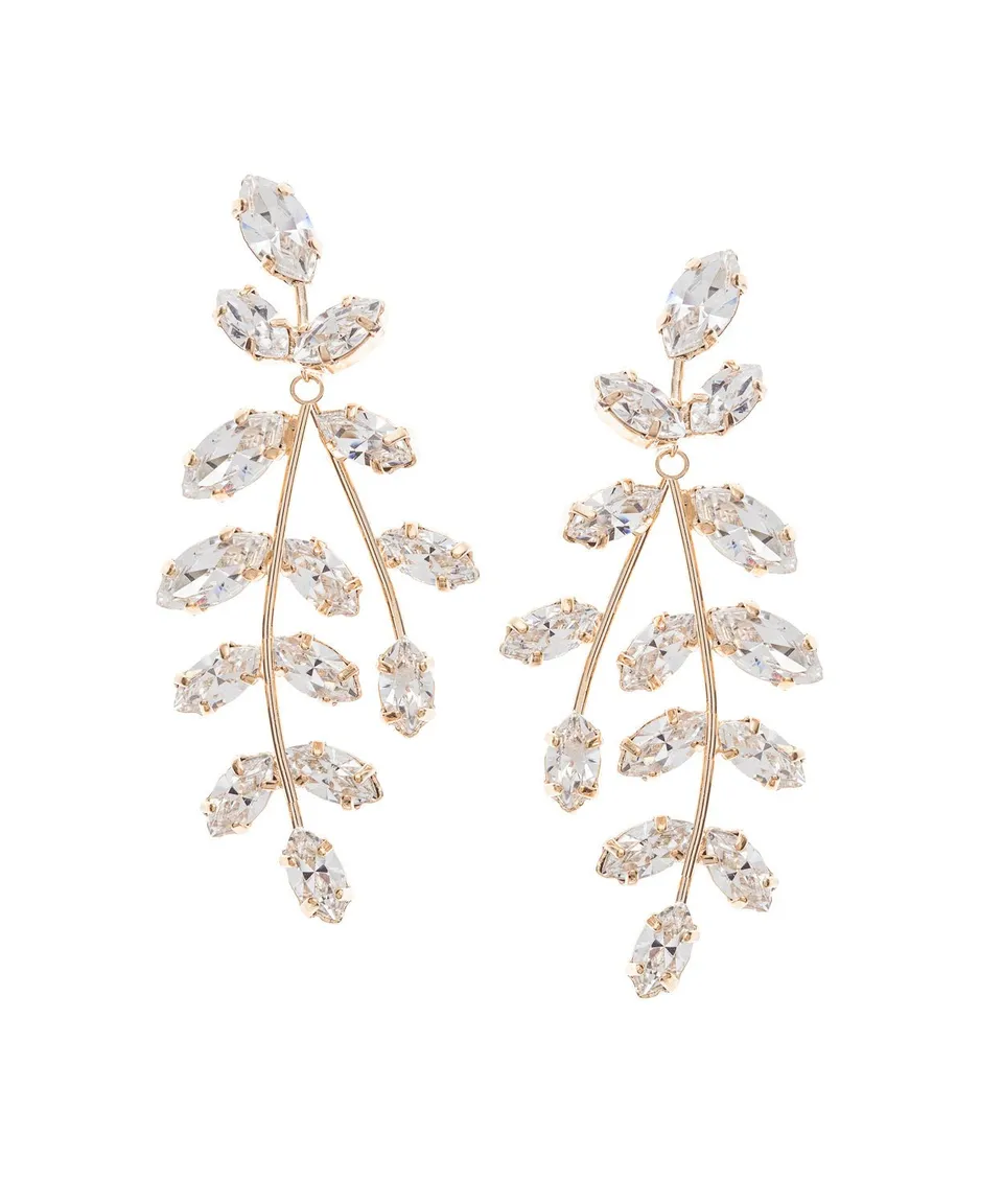 Elizabeth Bower Statement Eden Mini Chandelier Ohrringe Post Rhodium