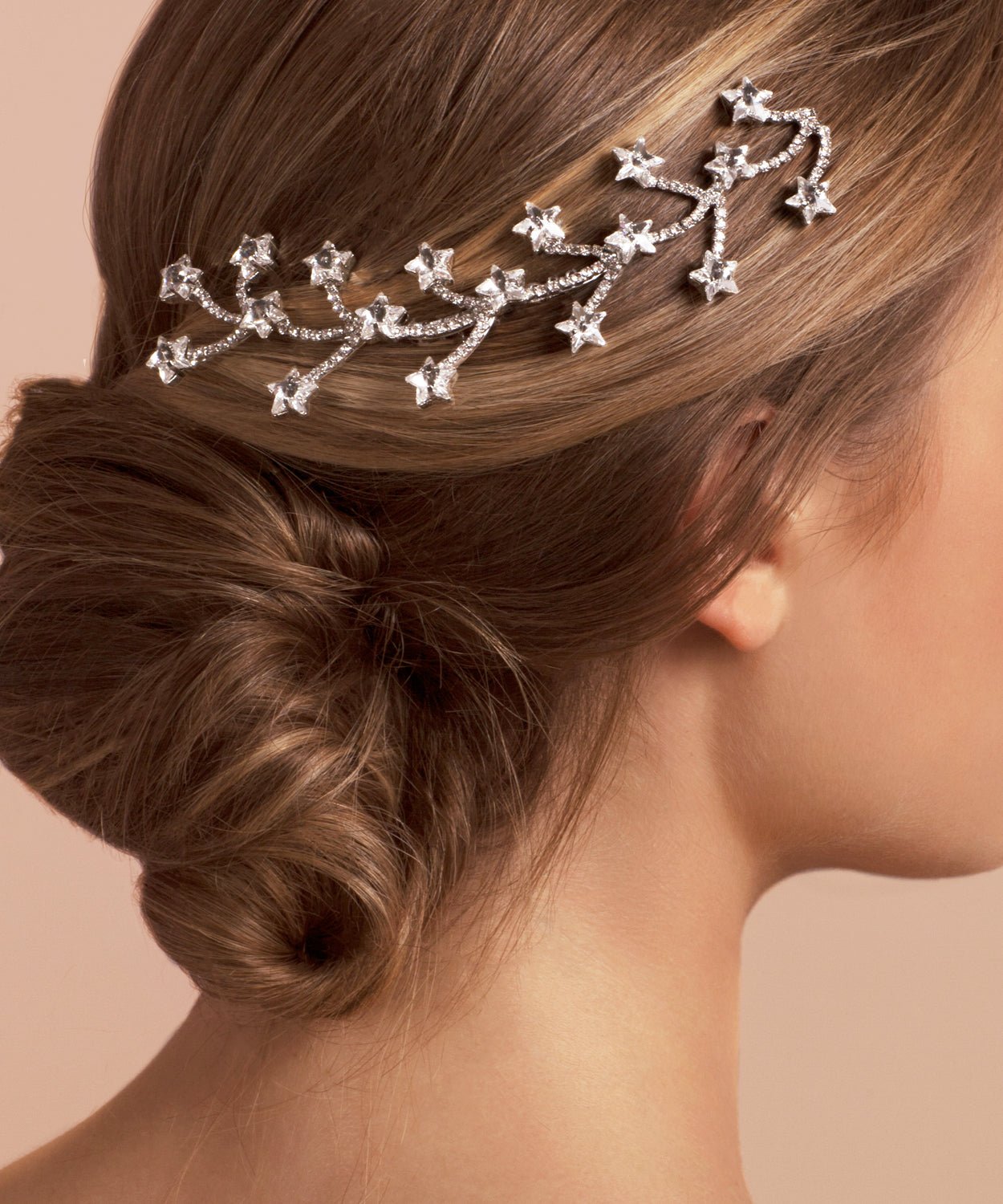 Elizabeth Bower Starry Night Haarkamm Kristall Rhodium