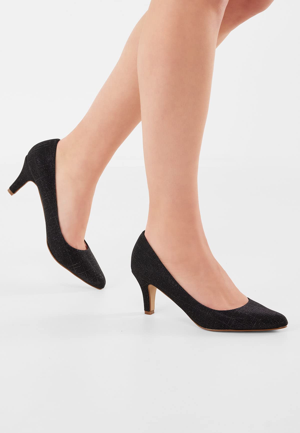 Rainbow Club Luxe Collection Brooke Pumps Black Metallic 6,5 cm