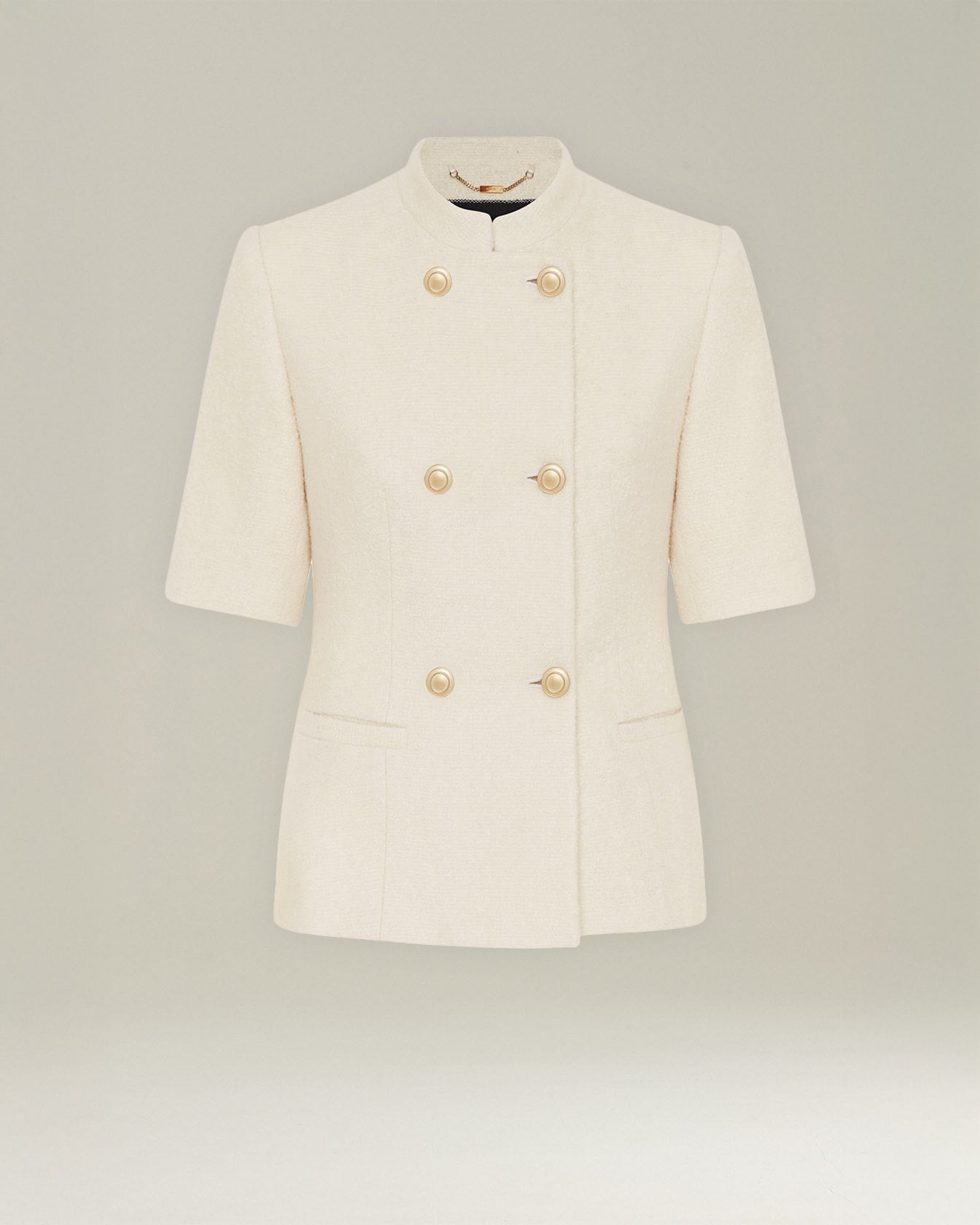 Kiton Double-Breasted Blazer Kaschmir Seide Gr.44