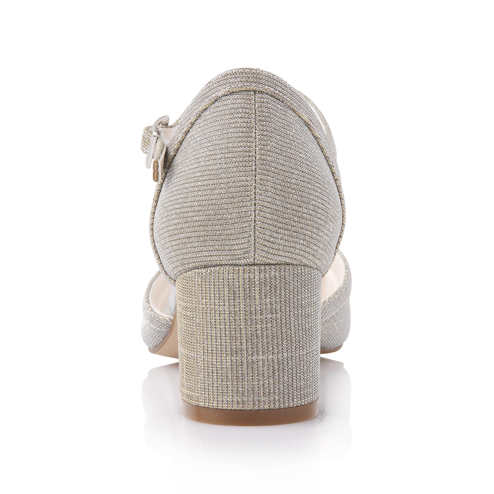 Rainbow Club Luxe Paisly Pumps Gold Metallic Glitzer