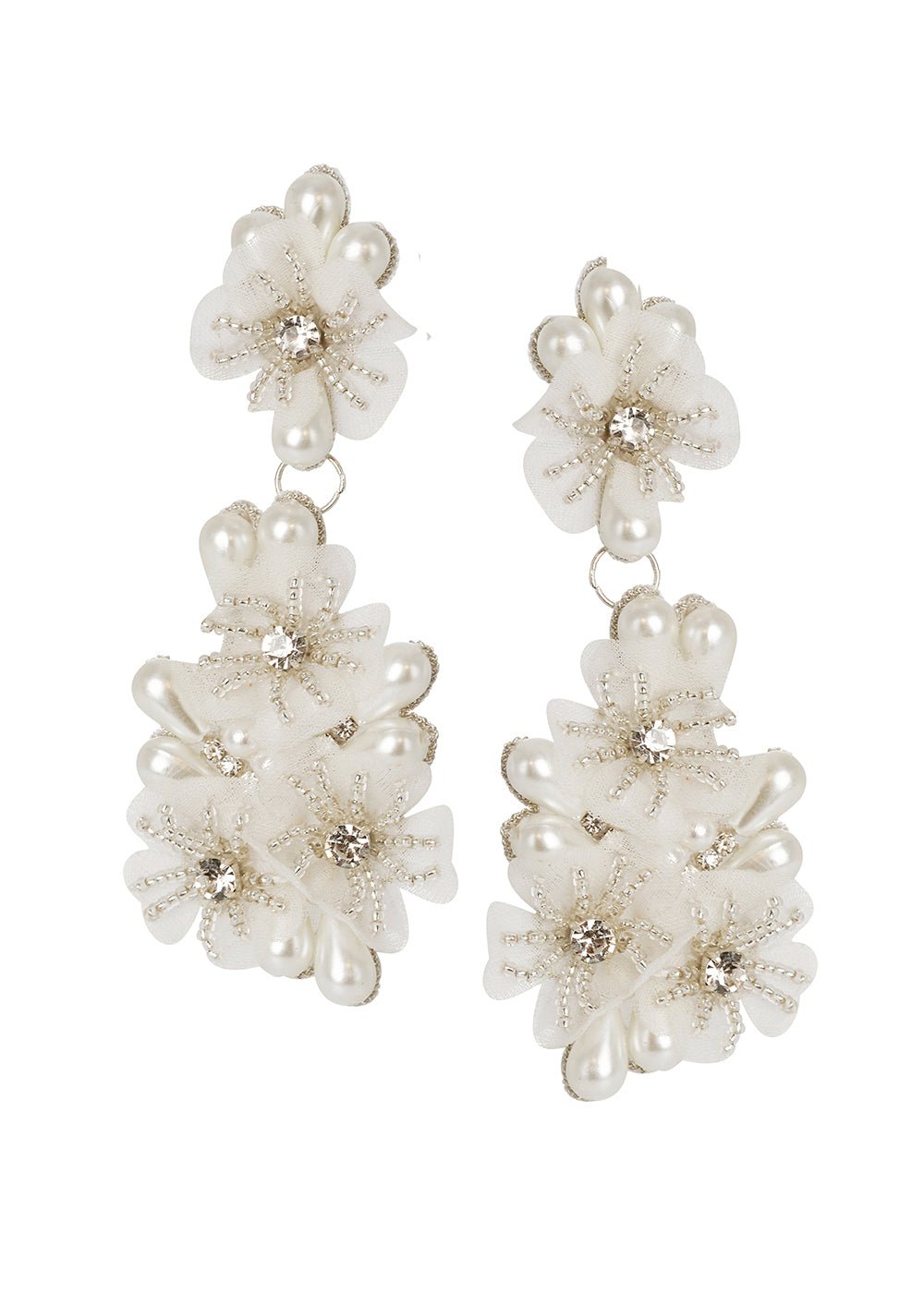 Elizabeth Bower Gardenia Pearl Tropfen Ohrringe Perle