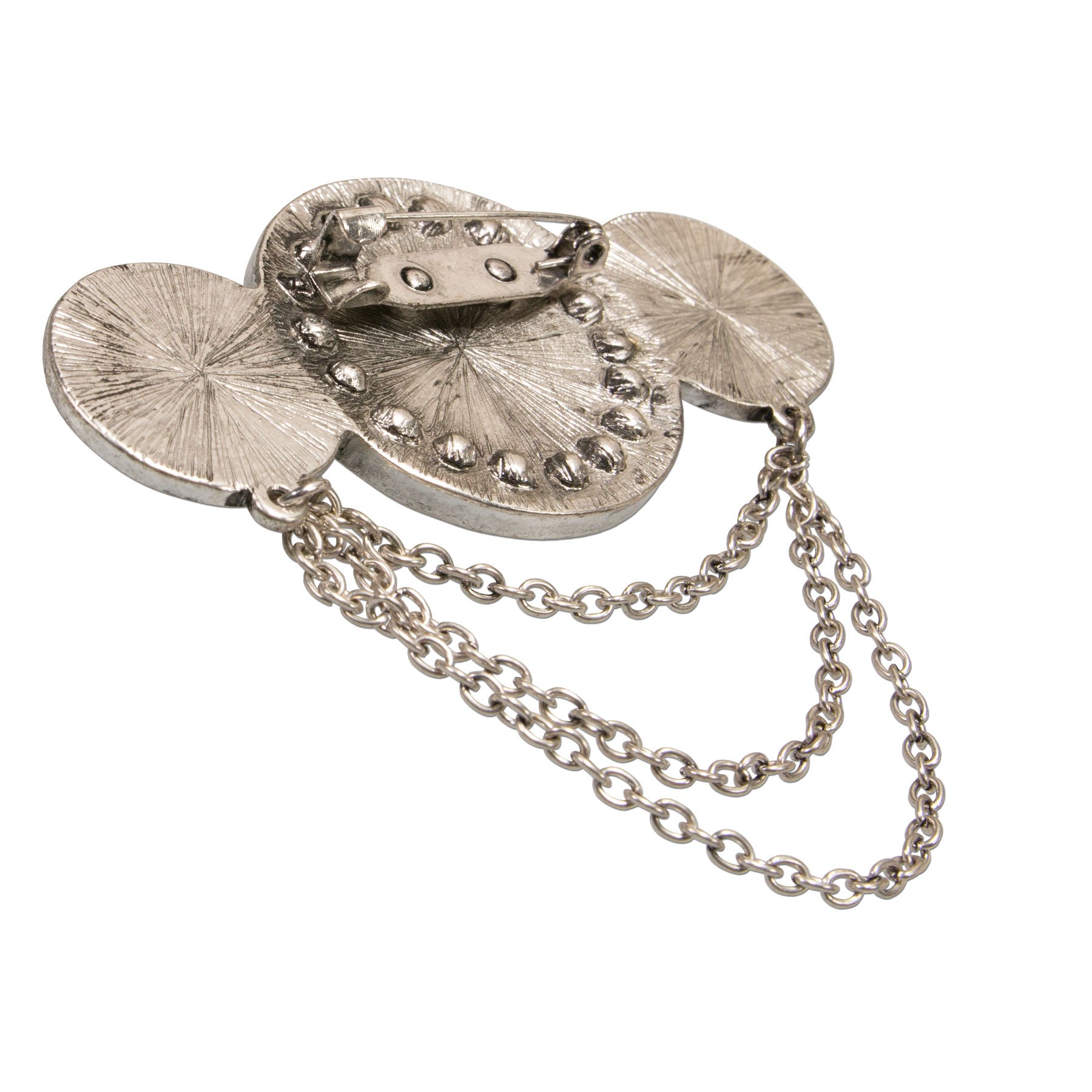 Alpenflüstern DAHEIM Hirsch-Münzen API096 Brosche Strass