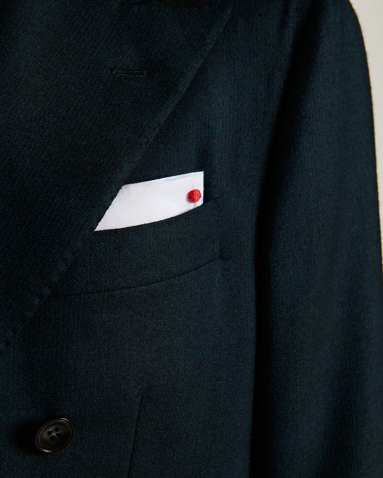 Kiton Suits Blue Cashmere Virgin-Wool Anzug Blau zweireihig