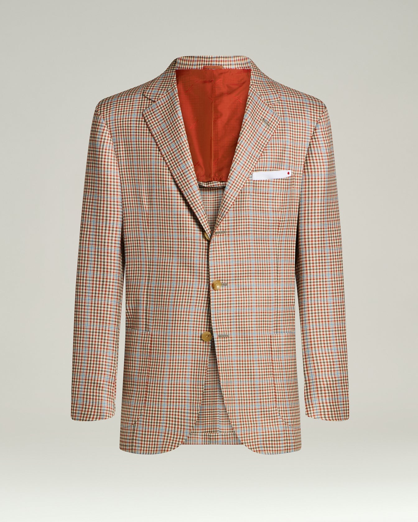 Kiton Jackets Sakko Kaschmir-Seide braun Gr. 50