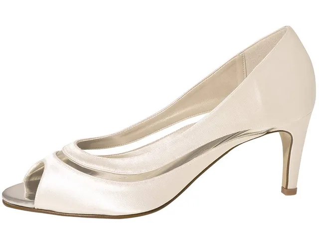 Rainbow Club Timeless Cressida Peeptoe Ivory Gr. 36