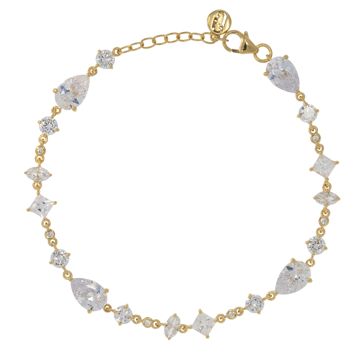 Juvelan Mariella Kristall Armband Silber 17 cm Zirkonia