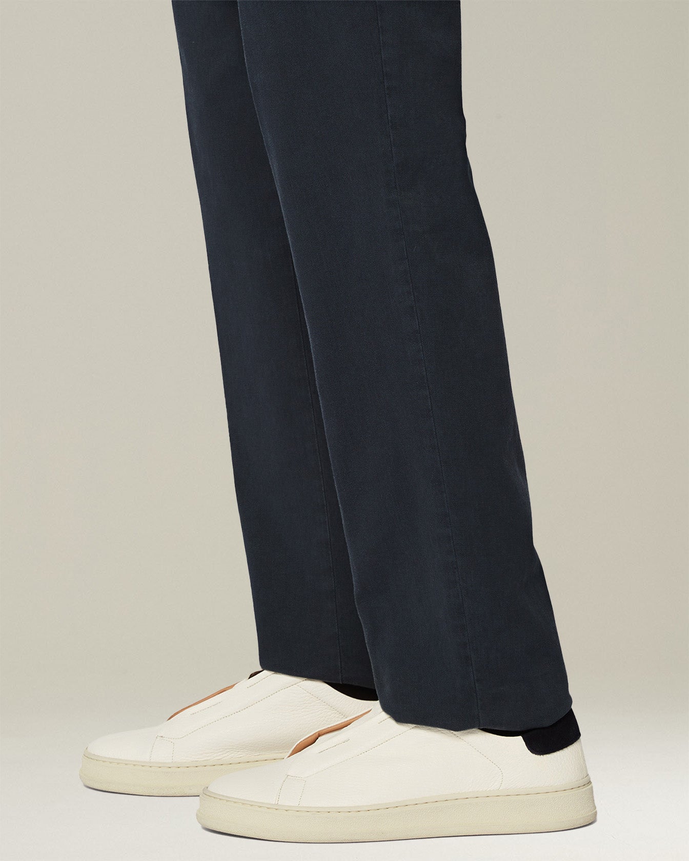 Kiton Leather Slip-On Sneaker Leder Hirschleder