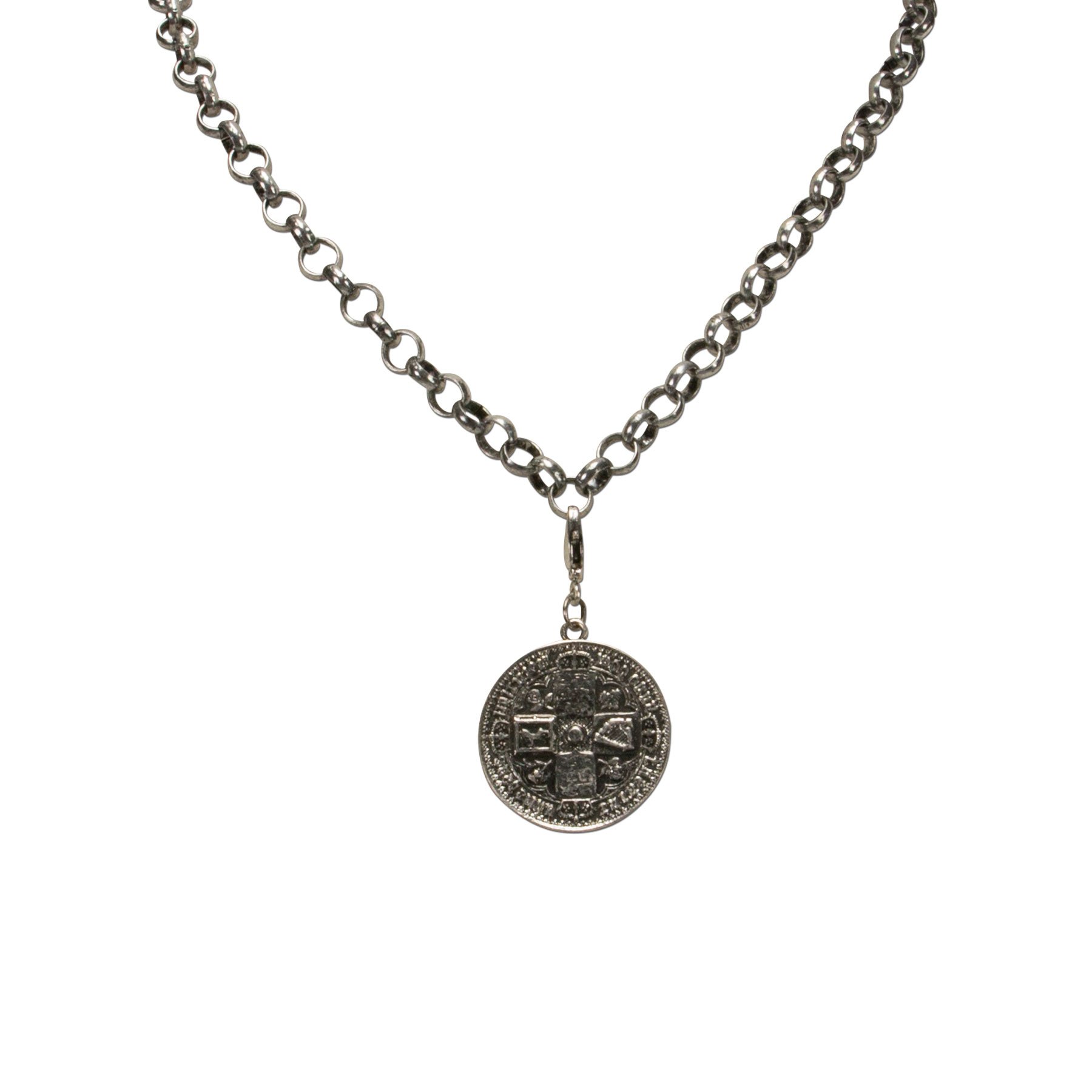 Alpenflüstern DAHEIM AAH102 Münze Anhänger medium altsilber