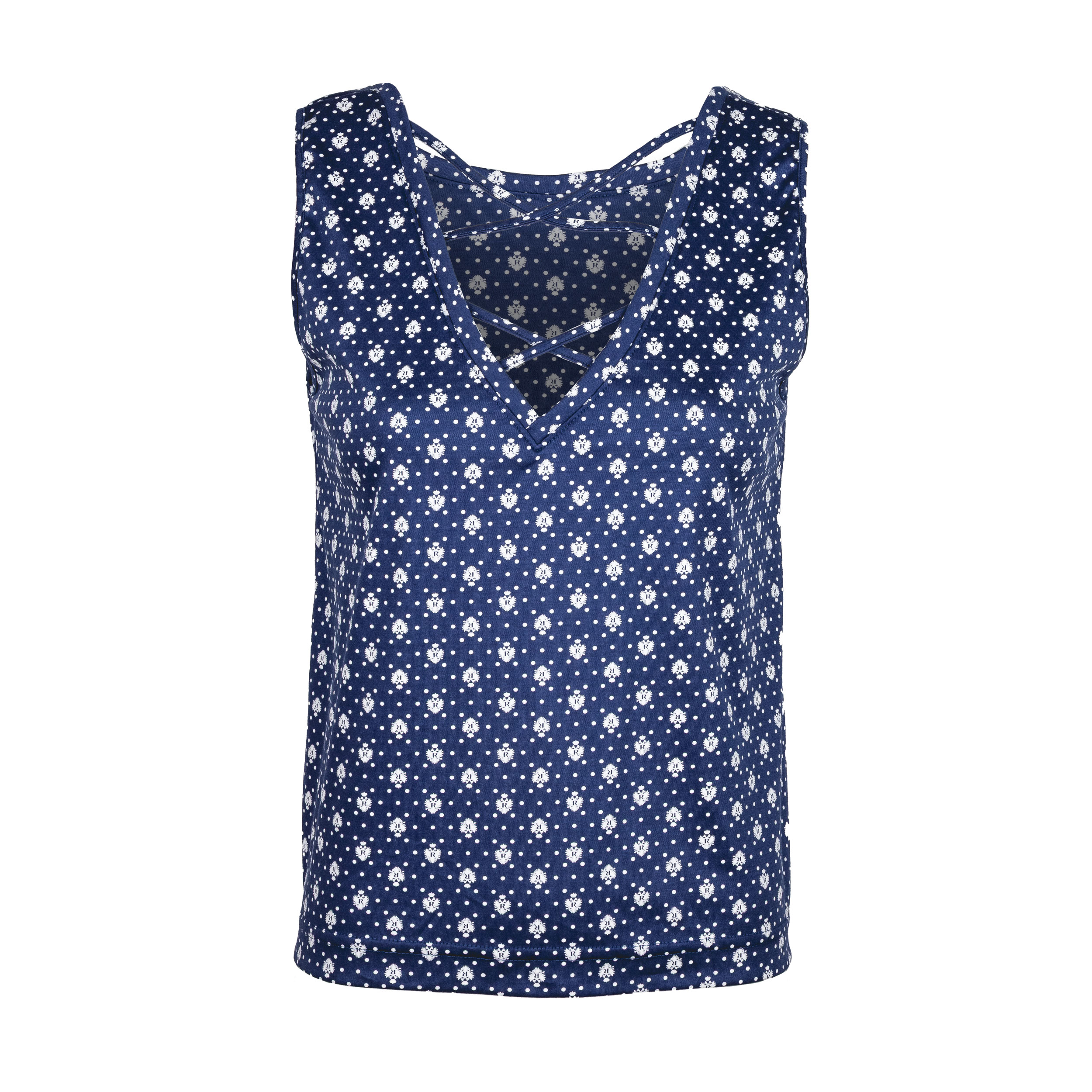Rettl WOMEN Mele Top Damen Jersey Blaudruck