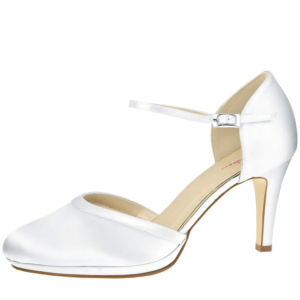 Rainbow Club The Icons Joni Brautpumps White Satin
