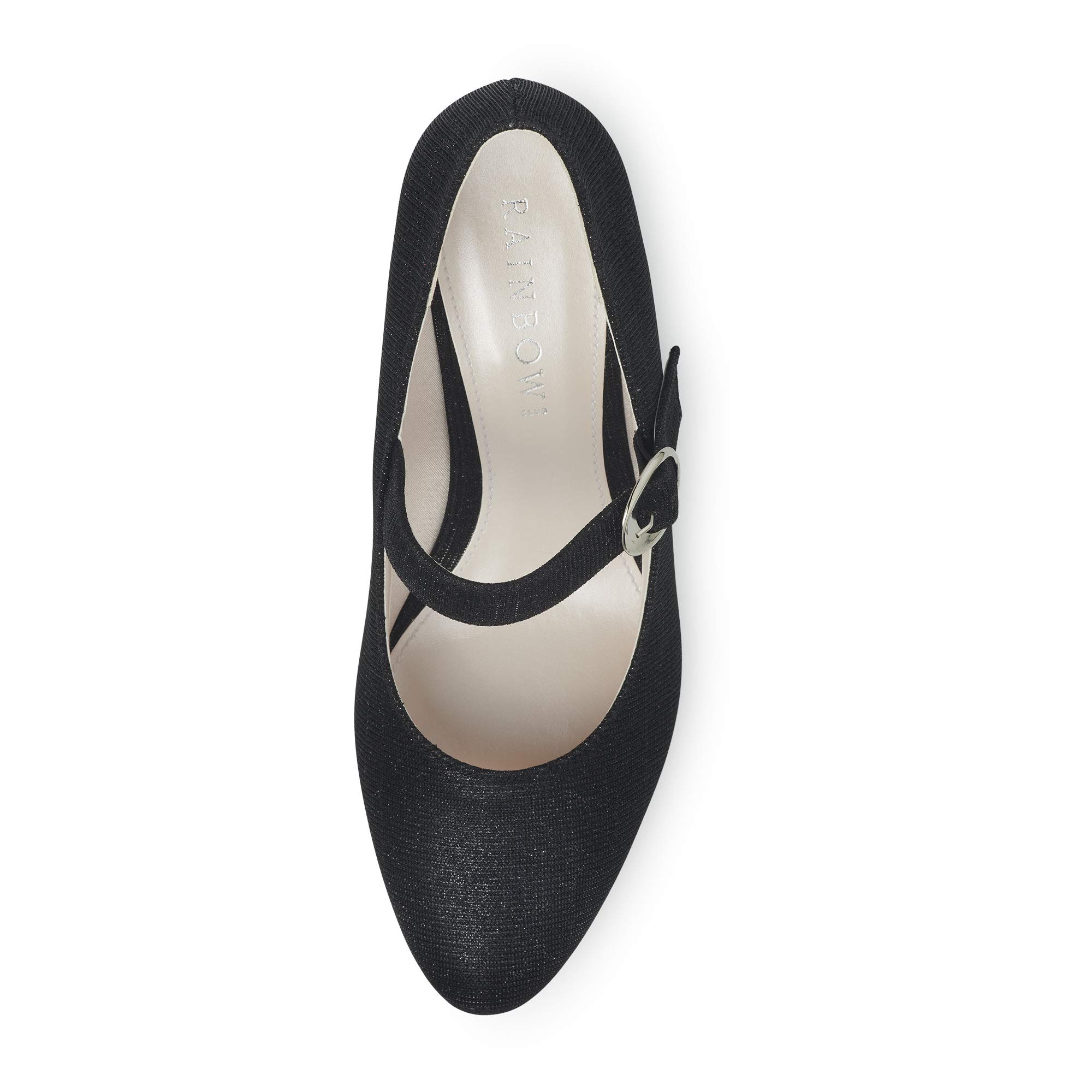 Rainbow Club Luxe Collection Annemarie Pumps Black Metallic Block