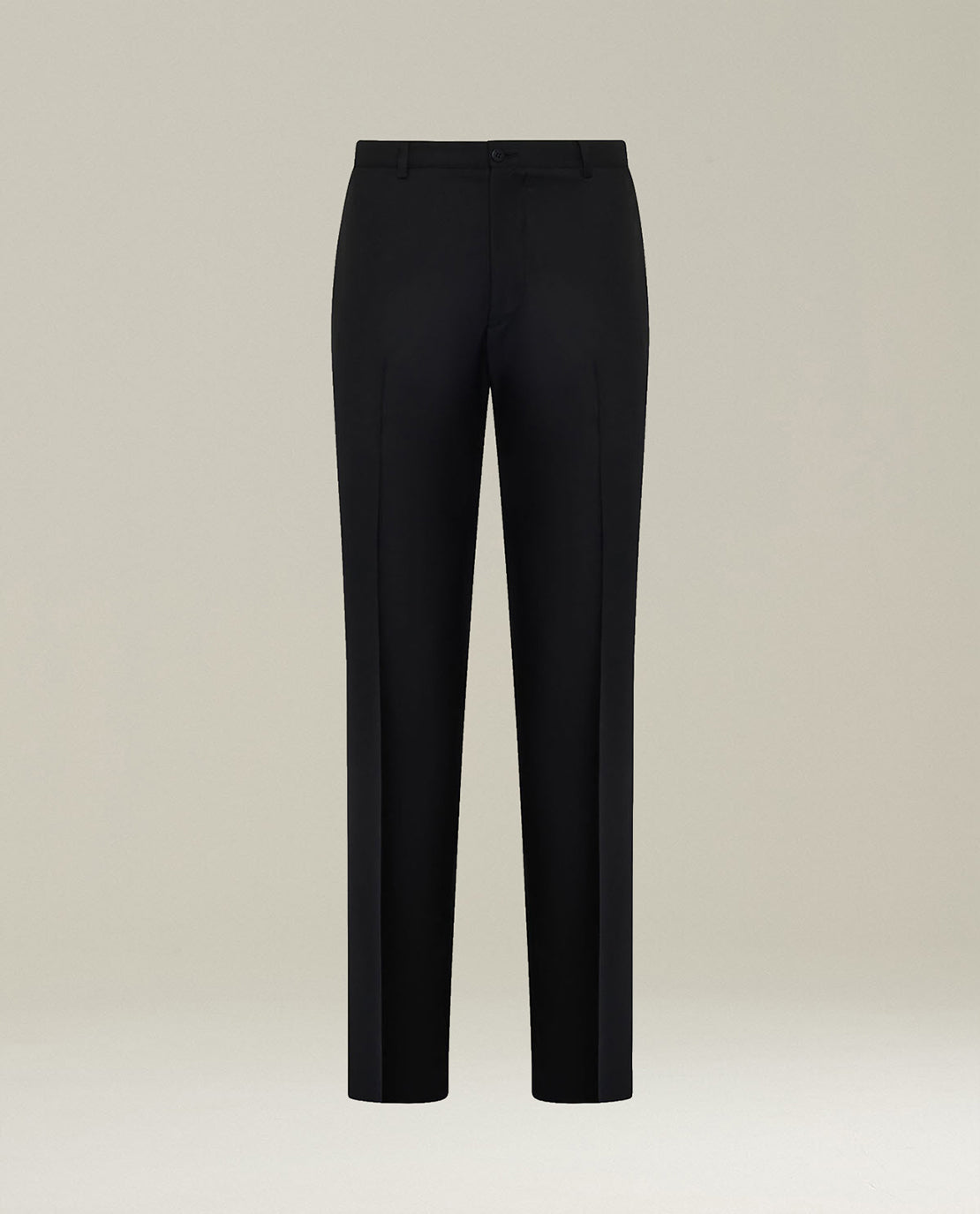 Kiton 150S Wolle Anzughose schwarz Größe 50