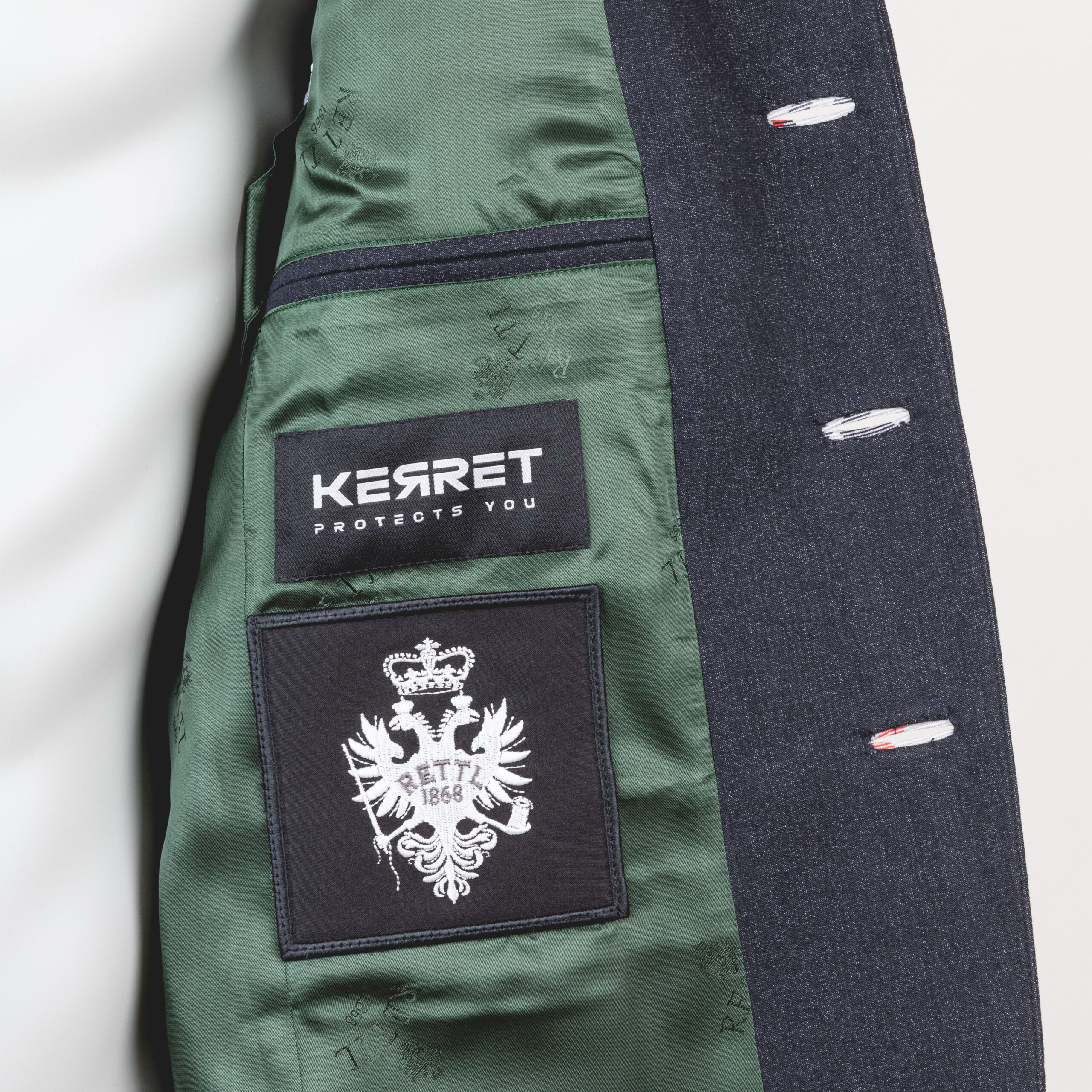 Rettl Men Kerret 29 Trachtensakko Wolle schwarz