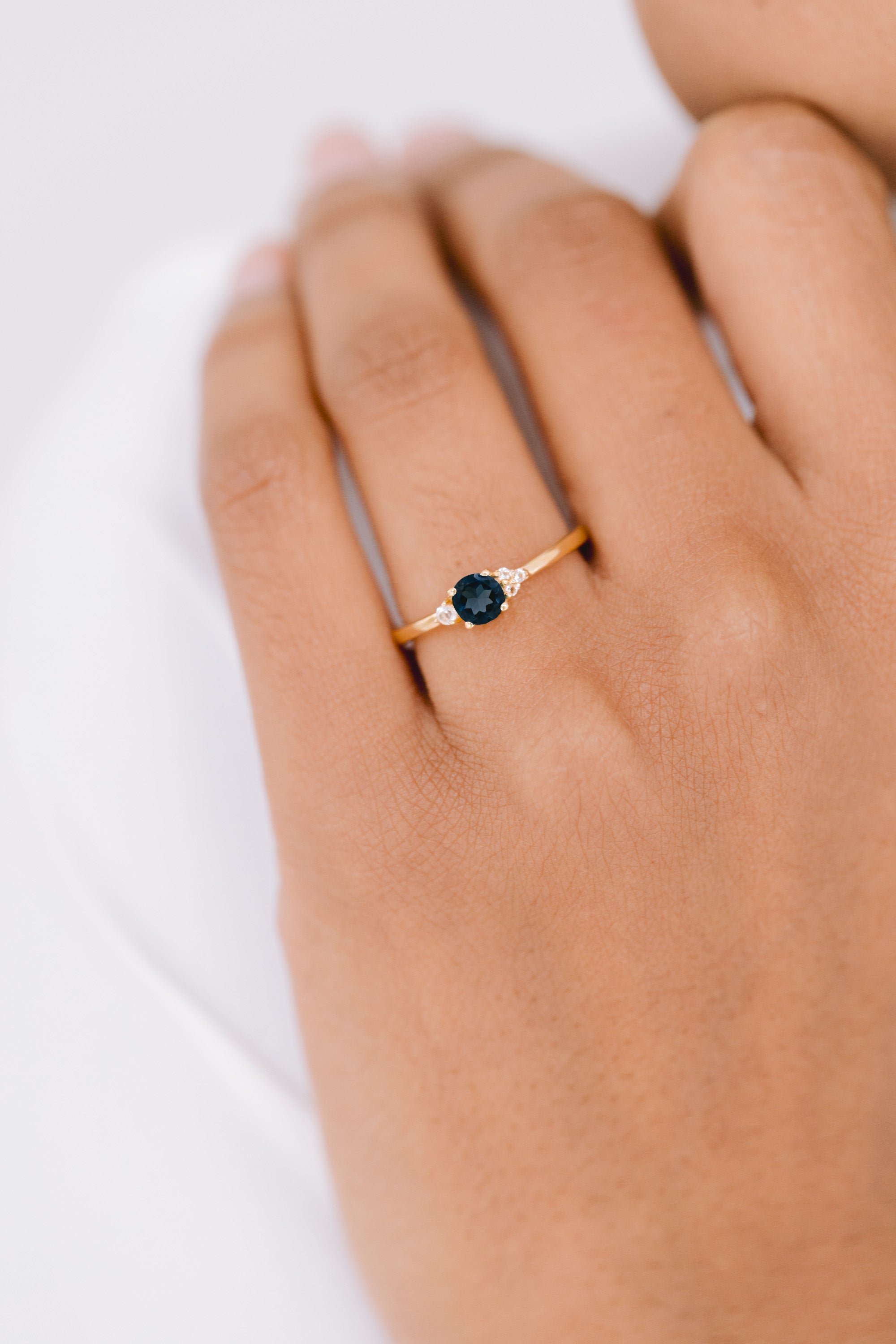 Juvelan Vienna Ring London Blue Topas Silber Gr. 54