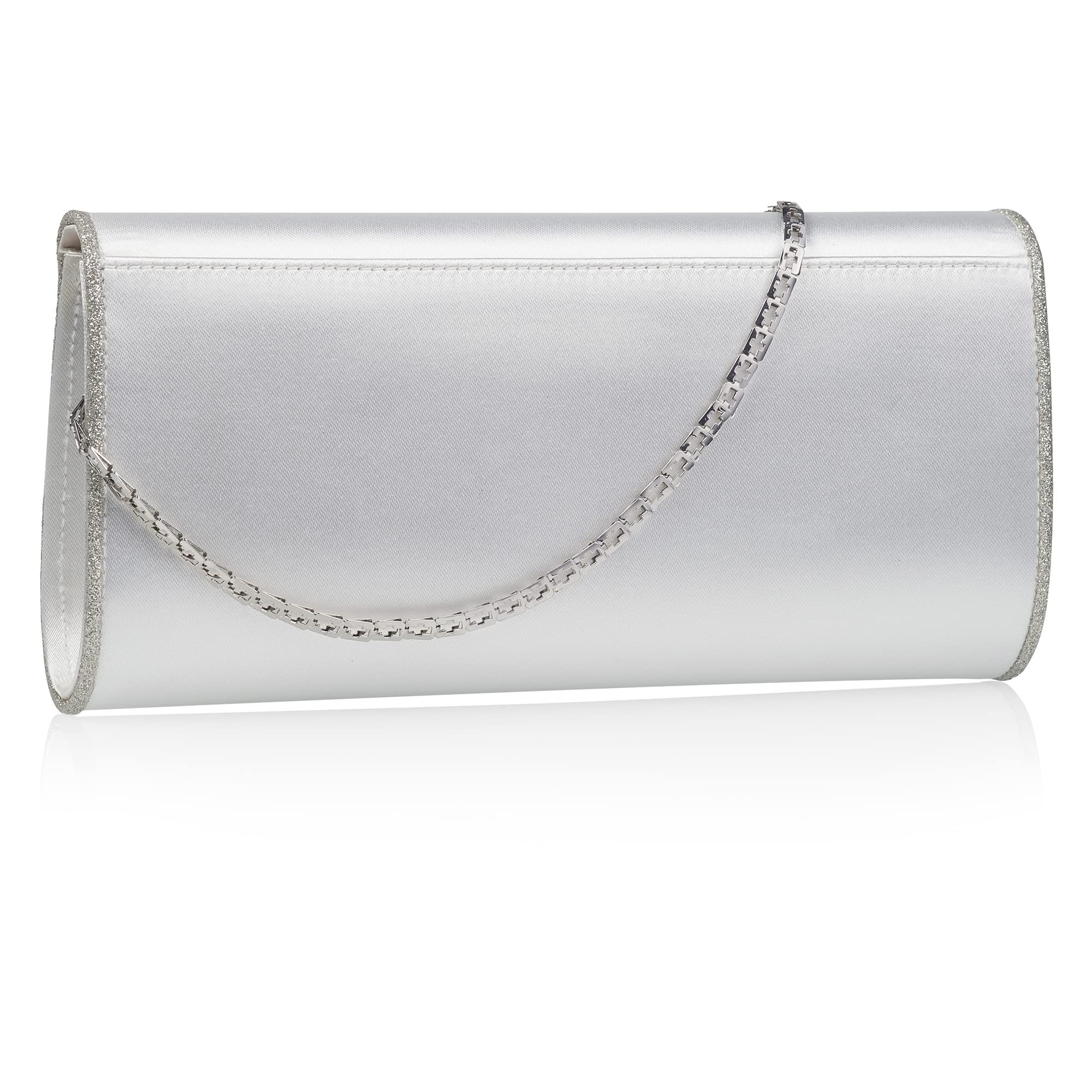 Rainbow Club Handbags Valetta Brauttasche Ivory Glitter