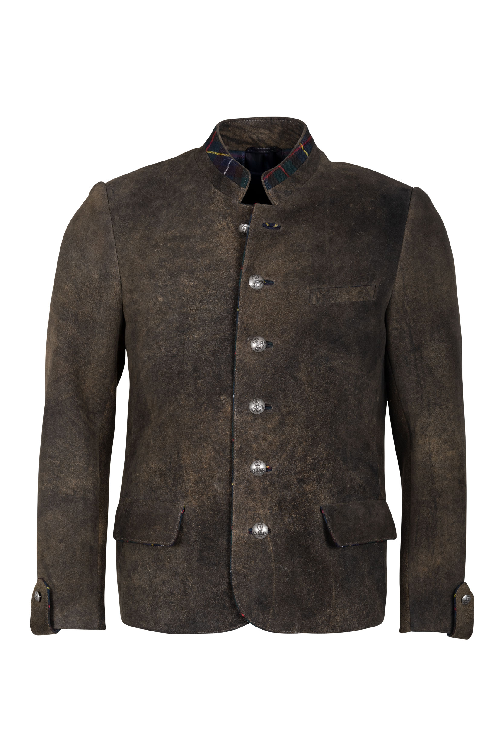 Rettl Men Hirschleitn Herren Lederjacke Hirschleder normal