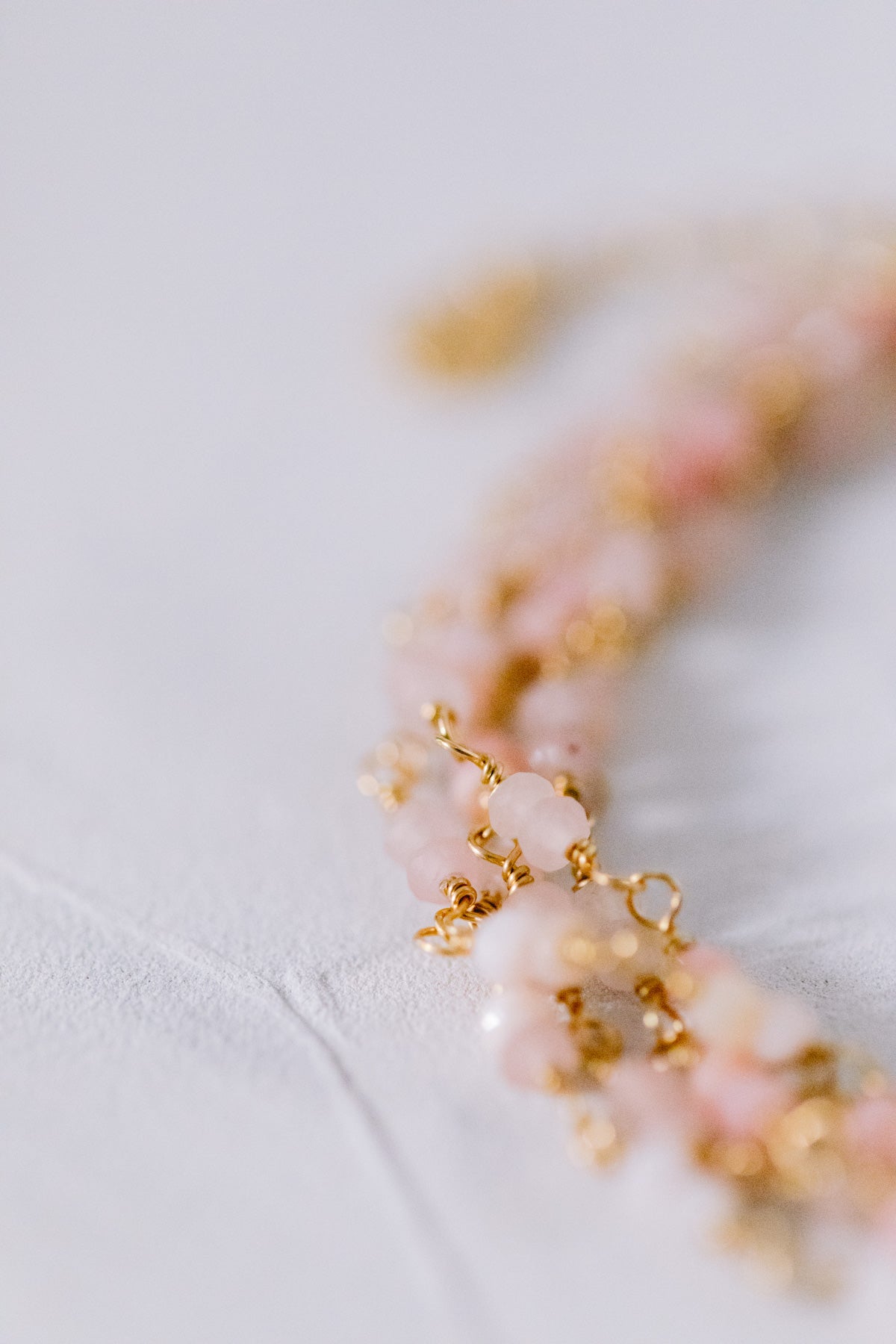 Juvelan Pink Chameleon Wickelarmband Gold 88 cm
