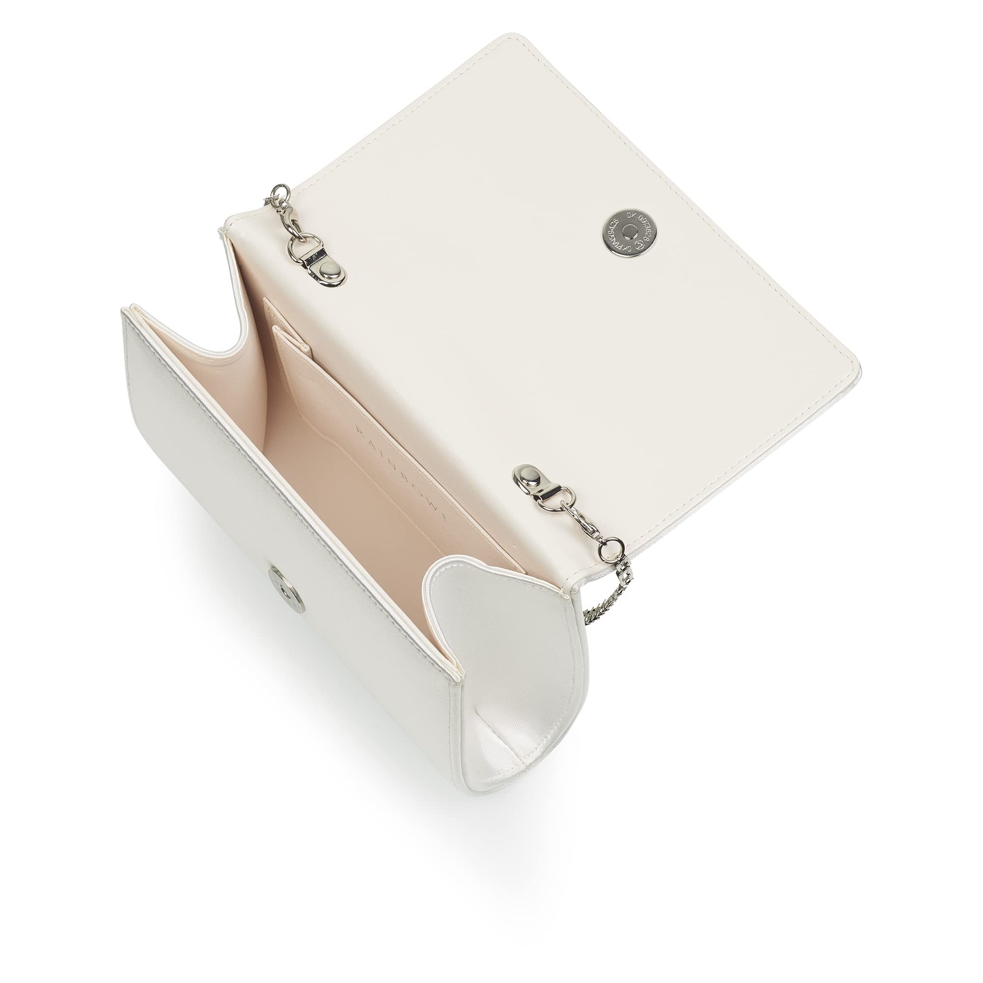 Rainbow Club Dafina Brauttasche Ivory Satin mit Kette