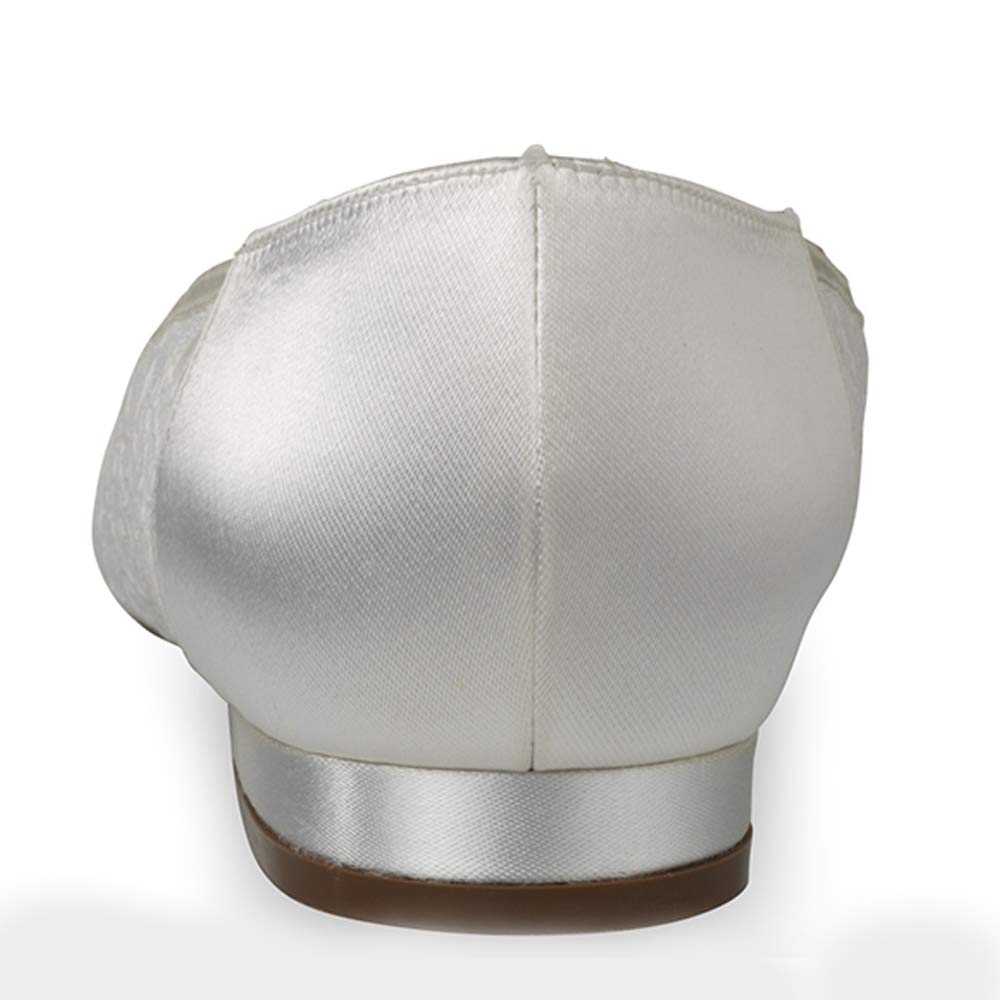 Rainbow Club Embellished Ashlee Ballerina Ivory 37 Satin Spitze
