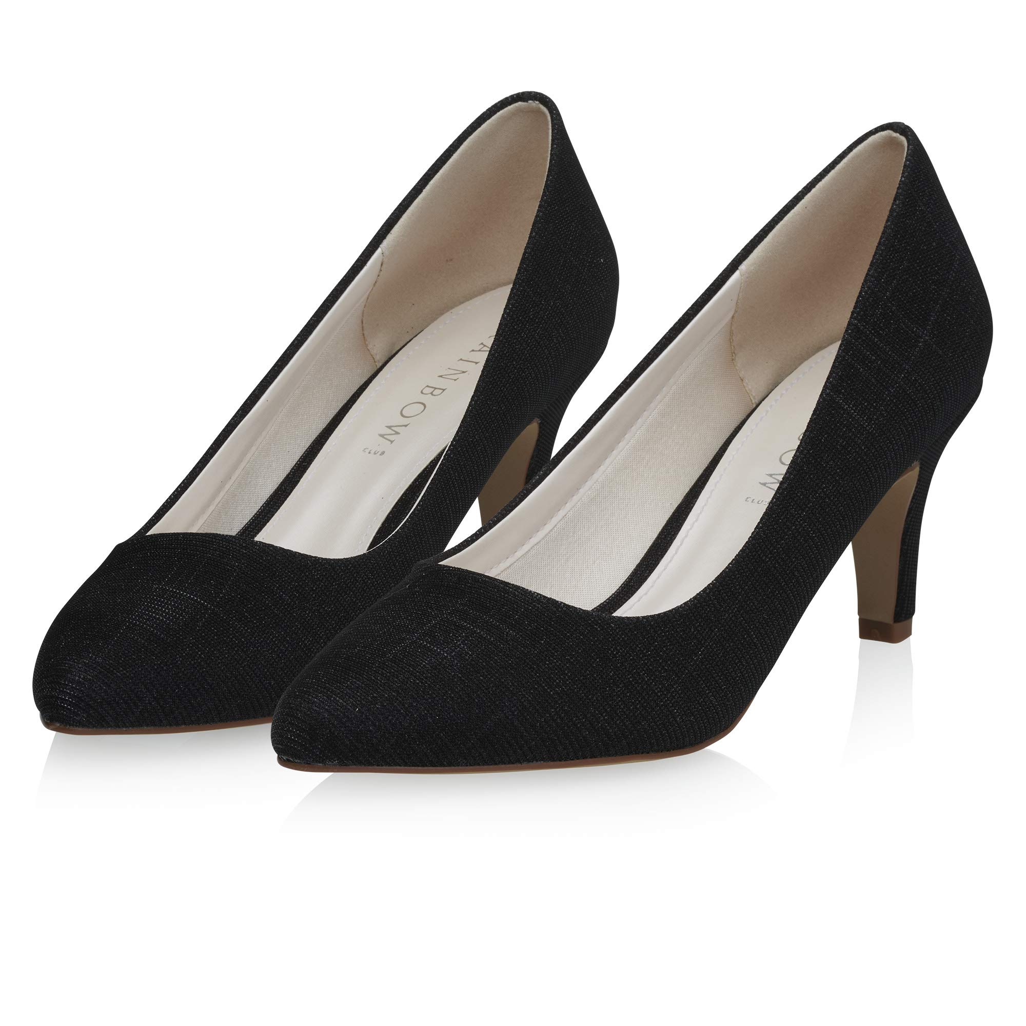 Rainbow Club Luxe Collection Brooke Pumps Black Metallic 6,5 cm