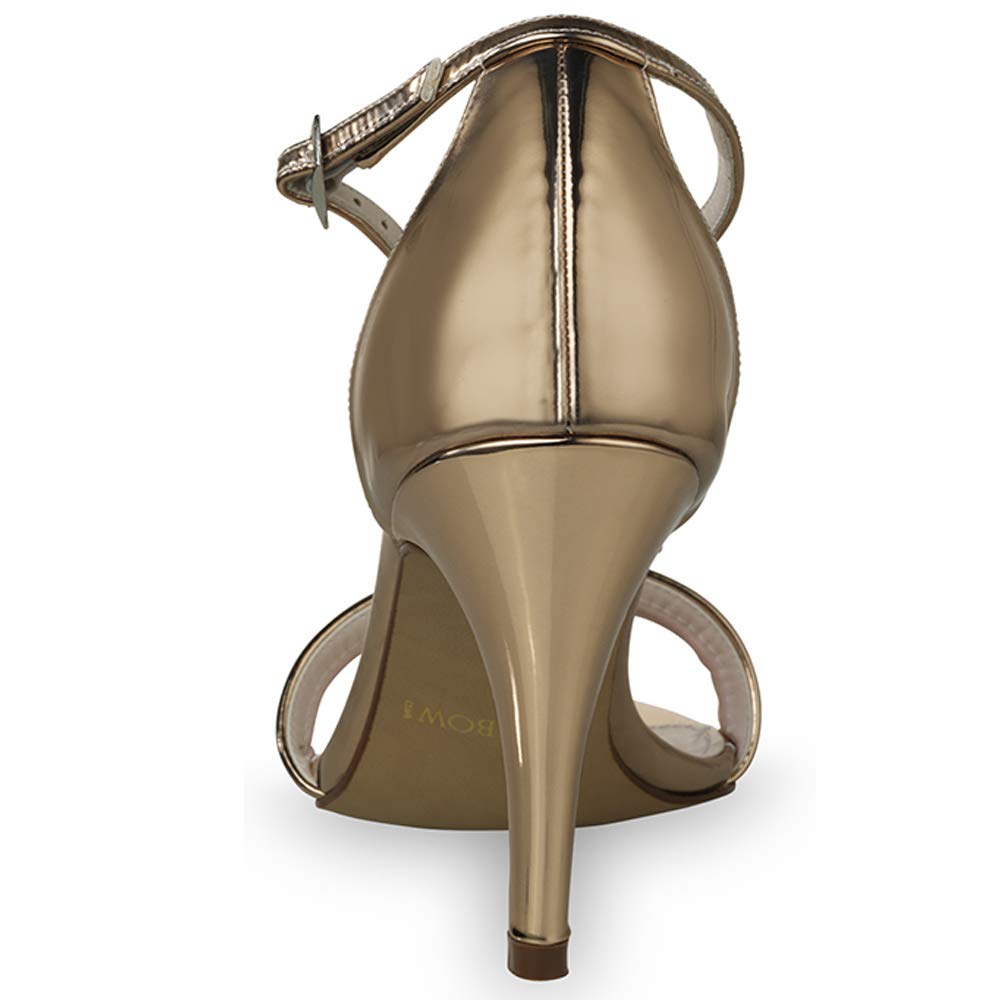 Rainbow Club Luxe Dali Sandalette Rose Gold 38 Lack Riemchen