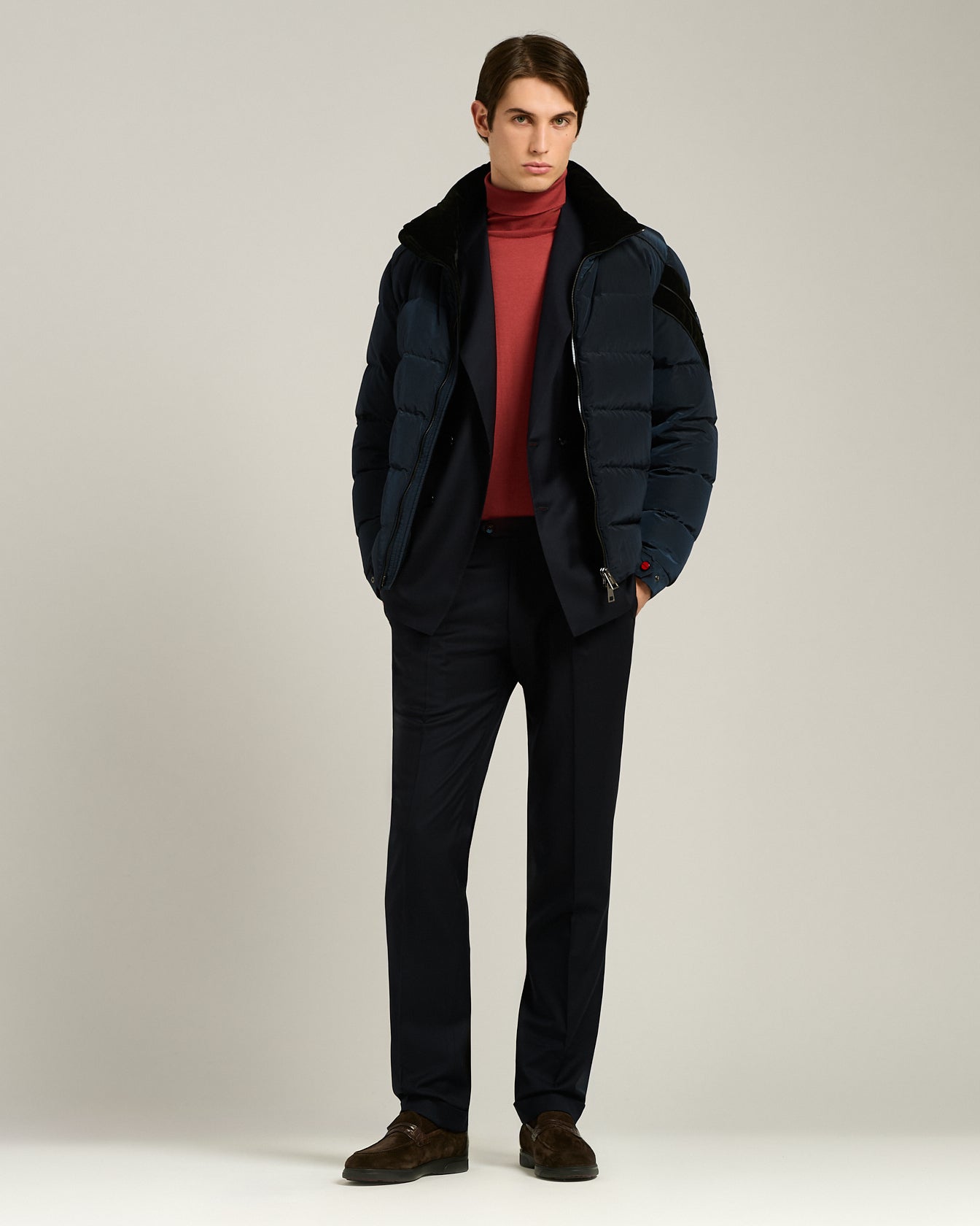 Kiton Knitwear Rollkragenpullover Terracotta Cashmere