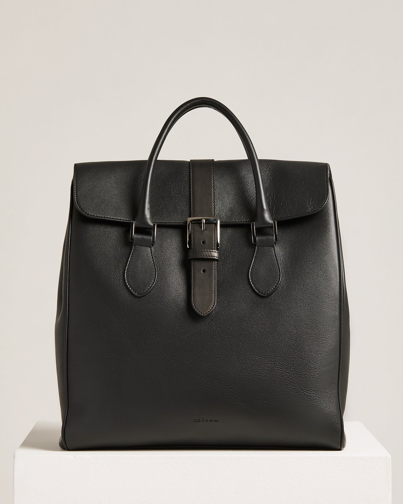 Kiton Bags Shopping Bag Kalbsleder schwarz TU Shopper