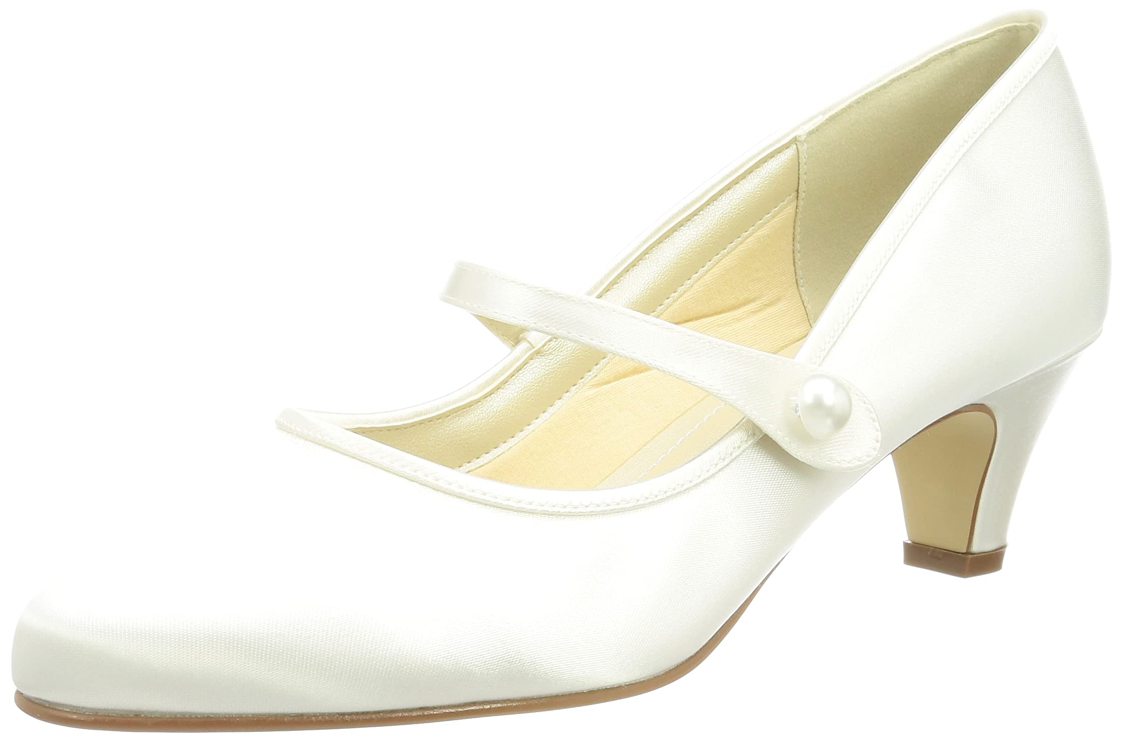 Rainbow Club Essentials Heather Pumps Satin ivory 5cm