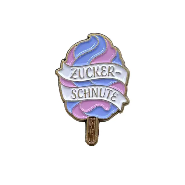 Alpenflüstern DAHEIM Schmuck API185 Anstecker Zuckerwatte bunt