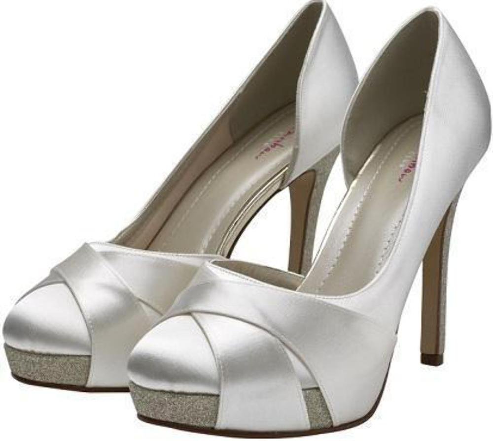 Rainbow Club Embellished Kelis Pumps Ivory Glitter Bliss