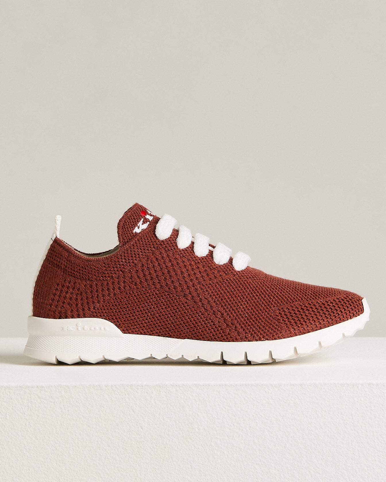 Kiton Fit Cashmere Sneakers Terracotta Größe 40