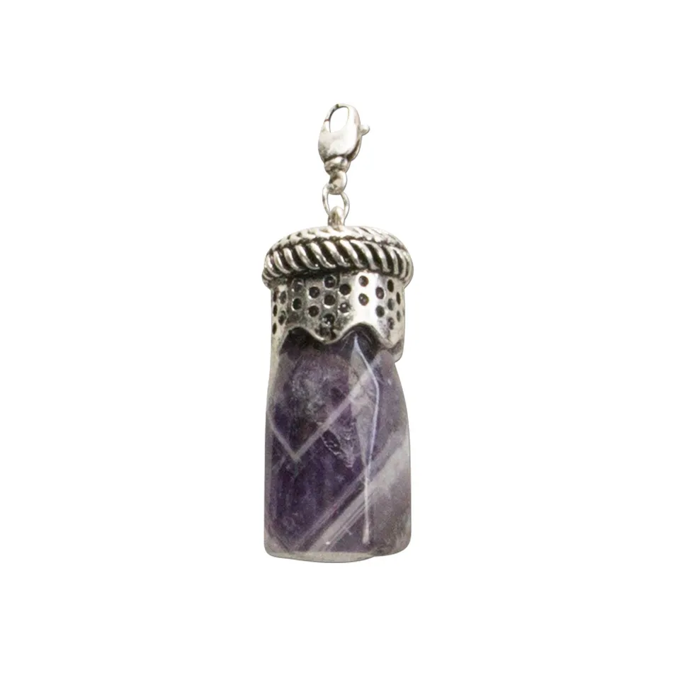 Alpenflüstern DAHEIM Amethyst AAH115 Anhänger antik-silber Stein